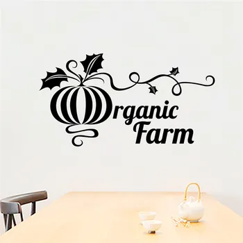  Fresh Organic Food Farm Restaurant supermarket vegetables Kitchen Wall Sticker Decals Kitchen Home Decration Mural Poster