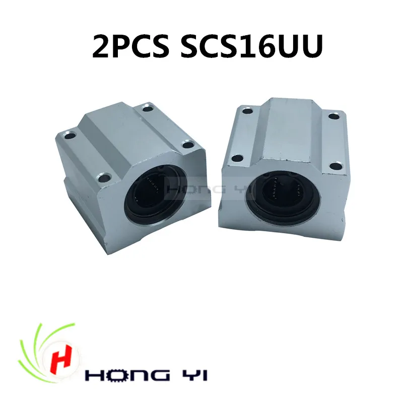 

New 2pcs SC16UU SCS16UU 16mm Linear Block CNC Router DIY CNC Parts
