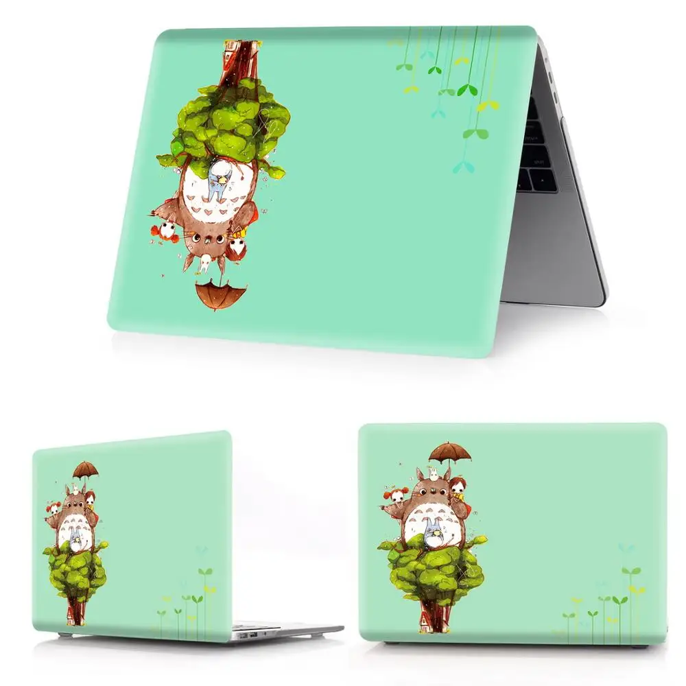 Чехол для ноутбука с цветной печатью Тоторо для Macbook Air 11 13 Pro retina 12 13 15 дюймов для New Air 13 или New Pro 13 15 - Цвет: chuangyi Totoro