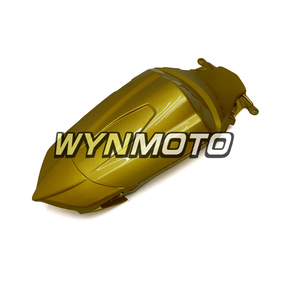 Полный глянцевый черный золотой корпус комплект для Suzuki GSXR600 750 K8 2008-2010 Кузов ABS пластик впрыска мотоцикл обтекатели