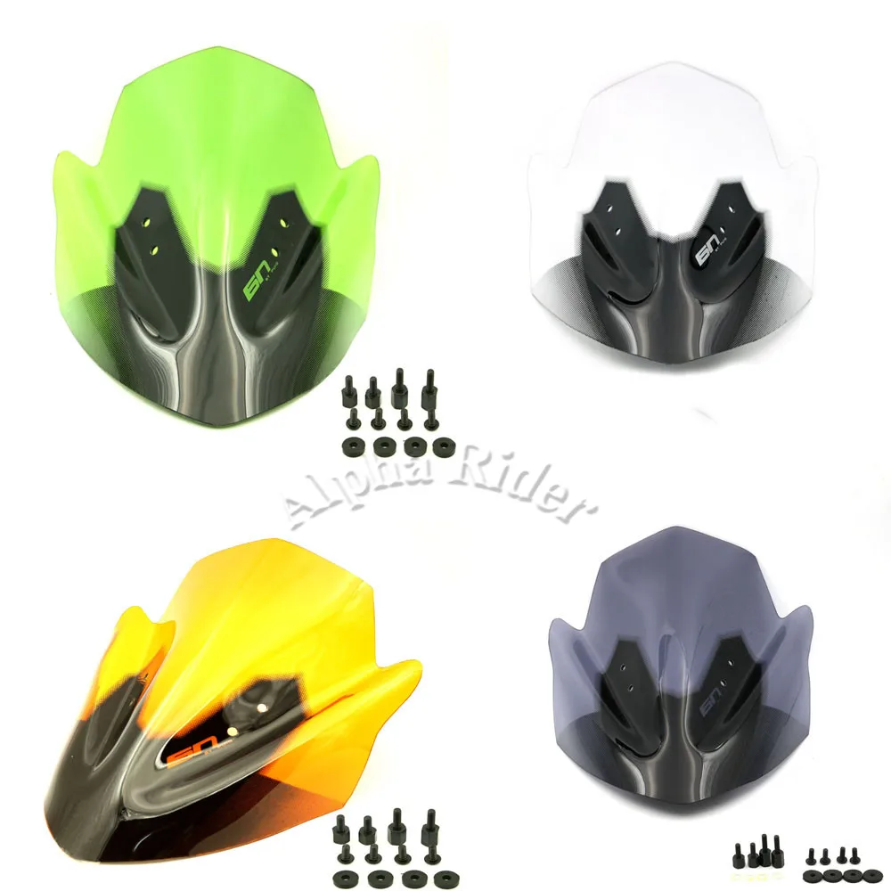 

Windproof WindScreen for Kawasaki ER6N ER-6N 2012 2013 2014 12 13 14 Racers Windshield with Screws