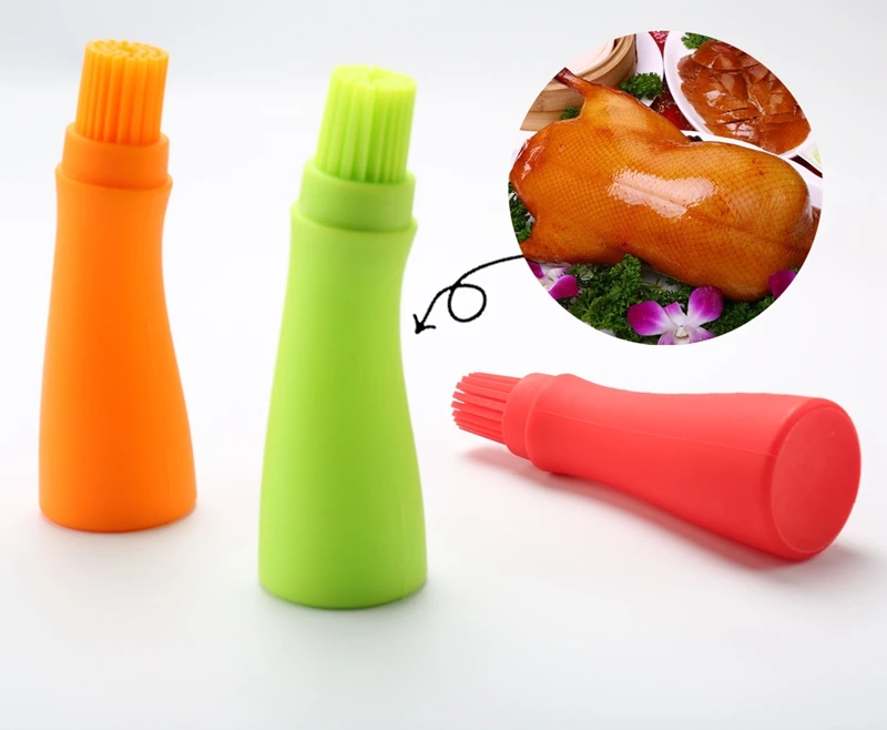 1PCS HEAT RESISTANT SILICONE OIL BOTTLE BRUSH COOKING OIL PAINT BRUSH