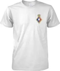 2019 Новое поступление летние модные футболки с короткими рукавами 100% хлопок Hms Ox-Royal Navy Shore Est. Пользовательские рубашки