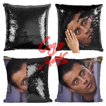 

Friends TV SHOW sequin pillows Joey Tribbiani Quote Home Decor, Pillow Cover, Gift for Her, Gift for Him, Housewarming Gift, Gra