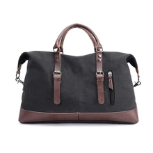Wobag, холщовая кожа, мужские дорожные сумки, для переноски багажа, сумки для мужчин, вещевой мешок, сумка для путешествий, большая, для выходных, для сна, модная