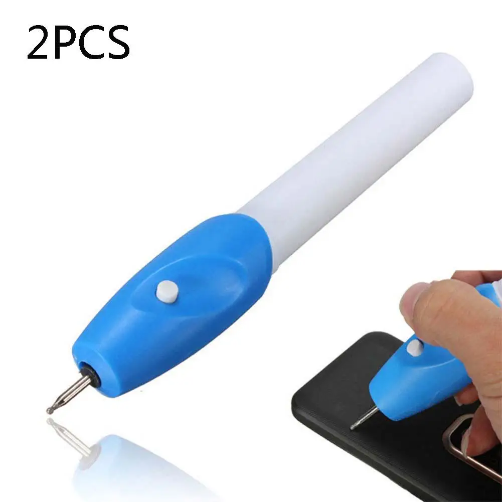 

2x Electric Etching Engraved Engrave Carve Tools Steel Jewellery Engraver Pen