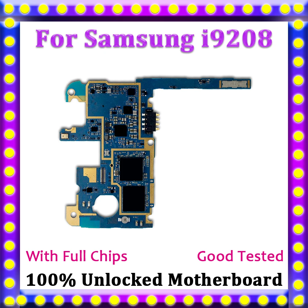 TDHHX разбирается 100% разблокированная плата для Samsung Galaxy Mega 6 3 i9208 Материнская