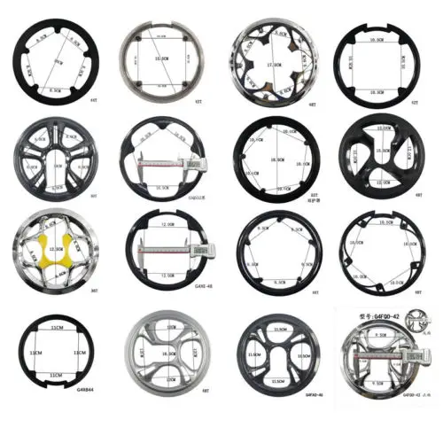 

Bike Riding 48T Sprocket Cranksets Chainring Guard Protector