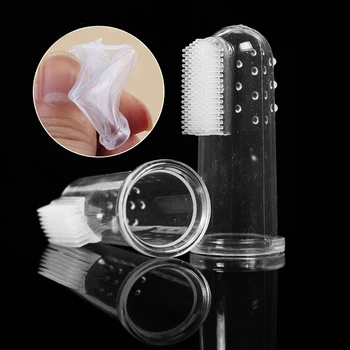 

Wholesale 10 pc/lot Super Soft Silicone Finger Brush Dog Cat Toothbrush Advanced Oral Care Dental Wipe Pet Cleaning Supplies