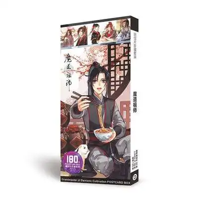 180 шт. аниме Mo Dao Zu Shi Молодежная картина для взрослых комикс открытка закладка