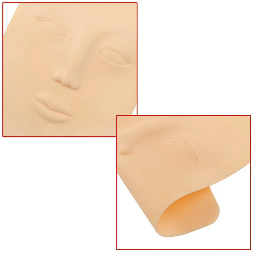 Практическая 3D Мягкая силиконовая кожа для лица, подделка для мужчин и женщин, Перманентный макияж для бровей, подводка для губ, микроблейдинг, косметическое средство для красоты