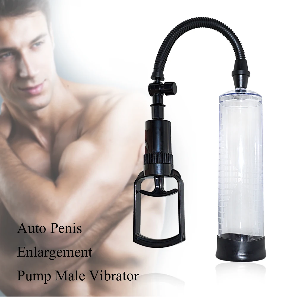 _01Penis Enlargement Vacuum Pump Penis Male Extender Hands Operating Penis enlarger Sleeve Device Adult Sex Product for Men
