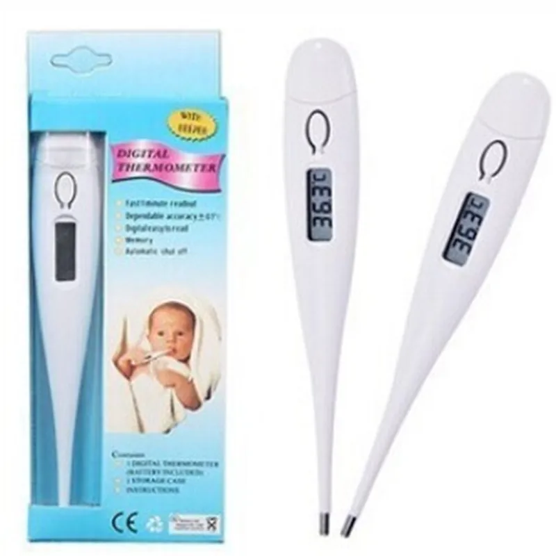 Safety Digital LCD Medical Thermometer Mouth Underarm Body Temperature