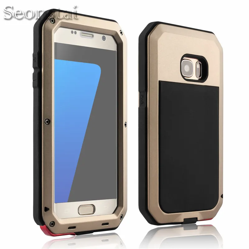 

Luxury Doom Armor Heavy Duty Case Metal Case Shockproof Cover For SamsungS4 S5 S6 S6 edge S7 S8 S8plus Note8 Note3 Note4 case