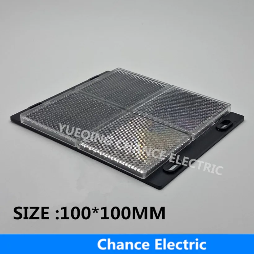 Chux Fotocélula td Espelho Refletor Placa de Reflexão Especular para Foto Sensores Switch 100×100 Polímero