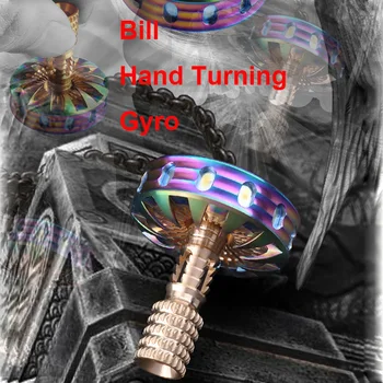 

Bill Finger Gyroscope Manually Rotating The Toy Colorful Fingertip Gyro EDC Decompression Toy