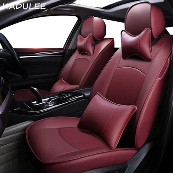 

KADULEE custom real leather car seat cover for Chrysler 300C PT Cruiser Grand Voager Automobiles Seat Covers car seats protector