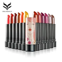 HUAMIANLI 1 pc матовая помада пикантные Красота макияж с металлическим блеском Shimmer помада нюдовая Водонепроницаемый блеск для губ, косметика губы