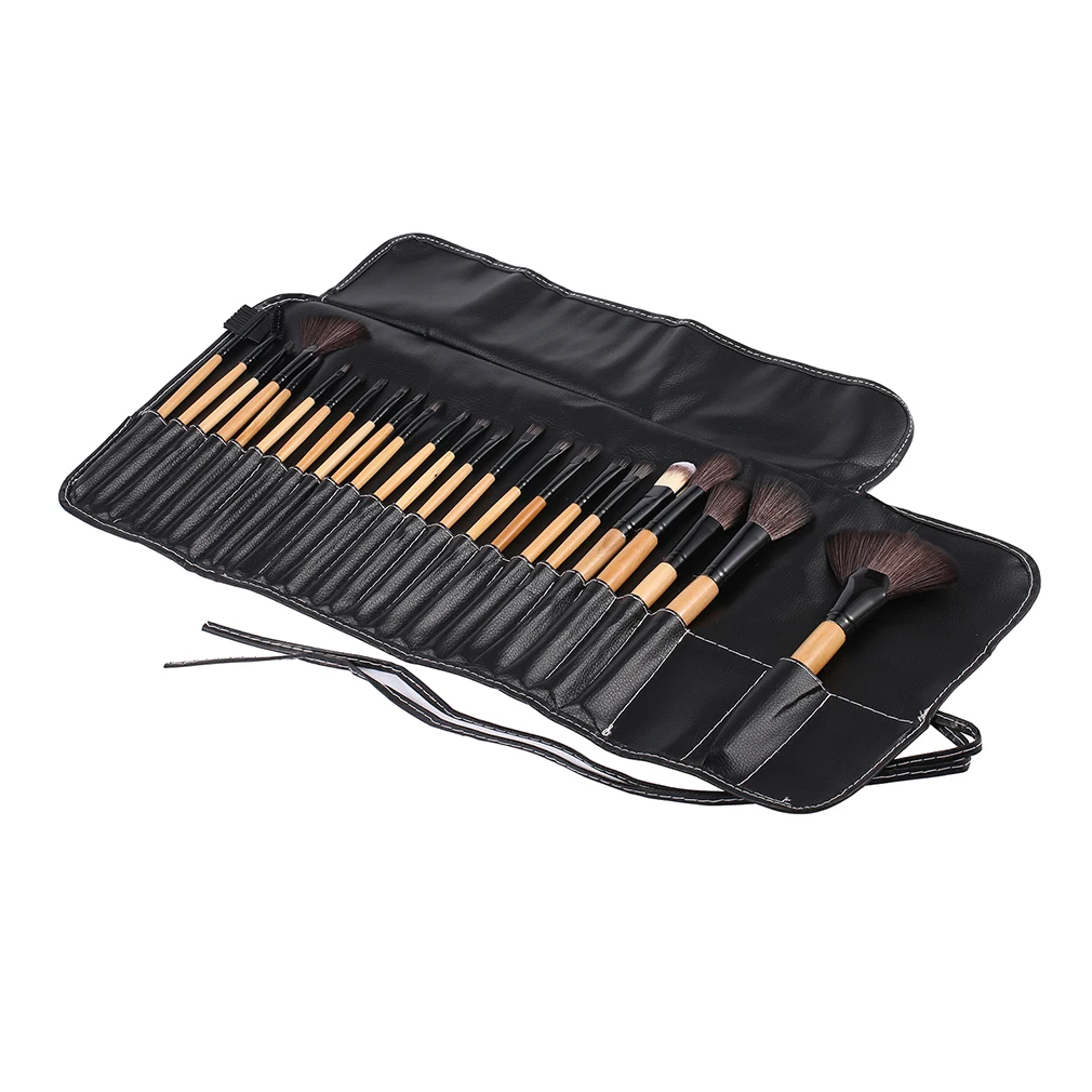 

Professional 24Pcs Makeup Brushes Set With Eyeshadow Eyeliner Lip Makeup Brushes Professional Foundation Cosmetic Fashion Tool