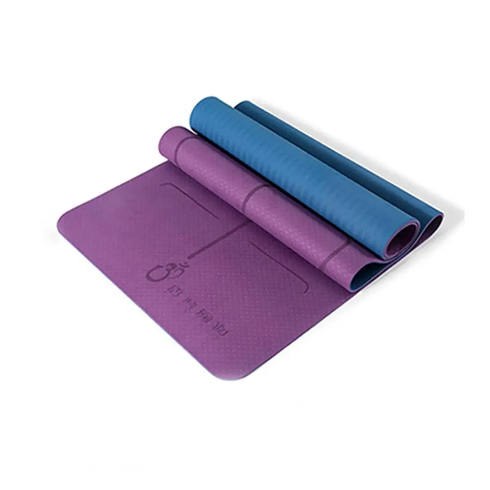 

HobbyLane 183x80cm 6mm TPE Yoga Mat with Position Line Non Slip Carpet Mat for Beginner Environmental Fitness Gymnastics Mats