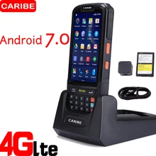 Caribe PL-40L промышленный КПК Android 1d сканер штрих-кода беспроводной терминал с PSAM и 4G