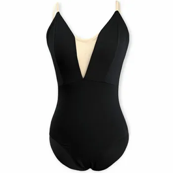

Ballet Leotards for Women Yoga Dance Professional Traning Sexy BodySuit Artistic Gymnastics Leotard Adult Deep V Collar Costume