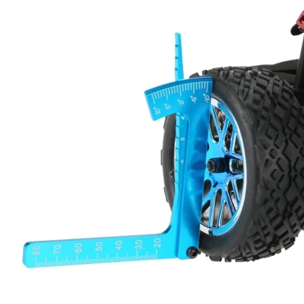 

Aluminum Alloy Adjustable Ruler Measure RC Car Height and Wheel Rim Camber for 1/10 1/8 On-road RC Car RC Parts Toys for Kids