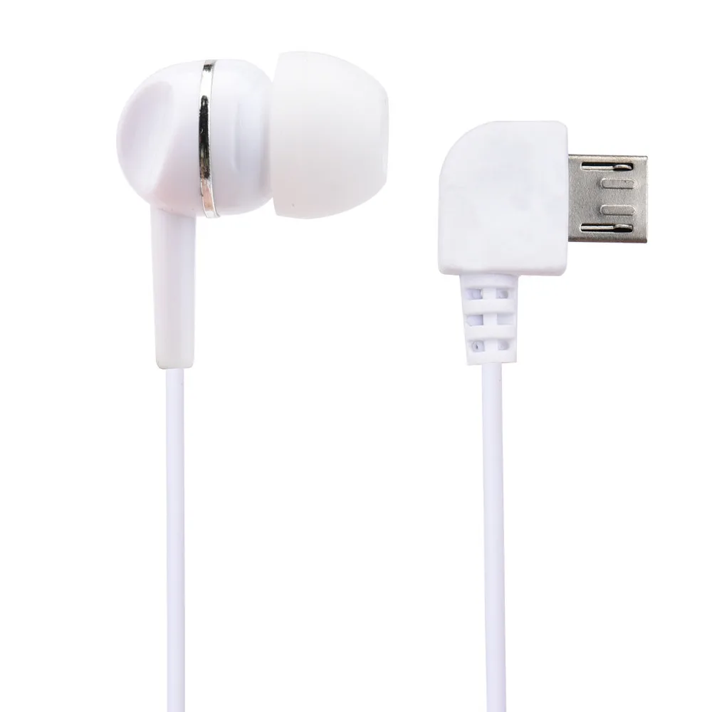 VOBERRY Универсальный микро USB моно одиночное стерео дополнительные наушники-вкладыши высокое качество белый для xiaomi смартфон телефон