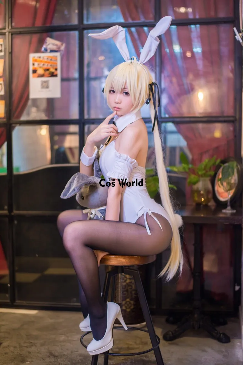 Yosuga no Sora Kasugano Bunny Girl Сексуальная горничная топ платье униформа наряд Аниме