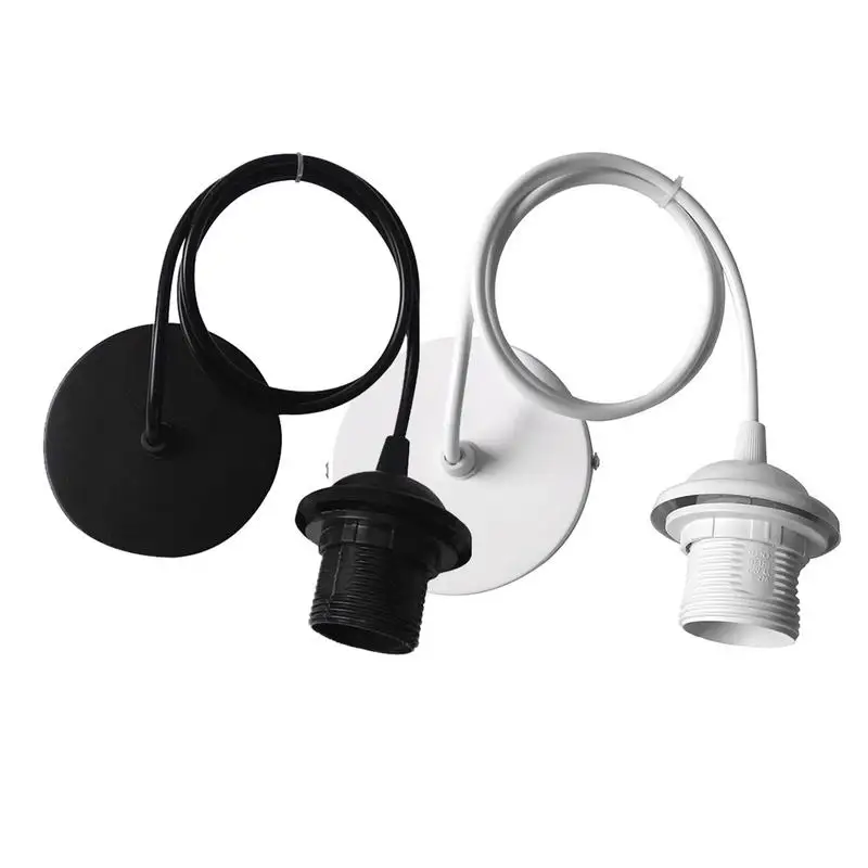 1,8 м E27 полный патрон для лампы лампа держатель Гнездо Светодиодный лампочки База