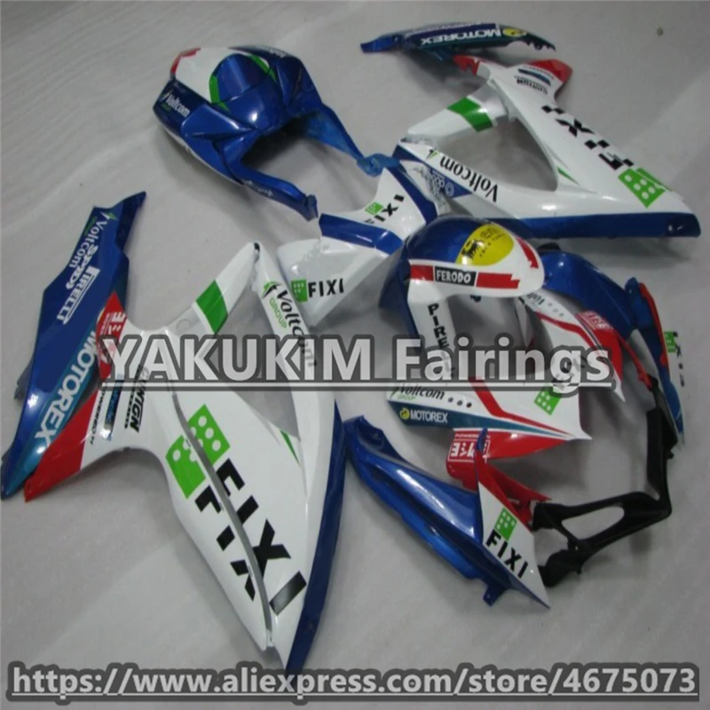 

ABS Injection Fairings For SUZUKI GSXR 600 750 k8 2008 2009 2010 Motorcycle Fairing GSXR600 GSXR750 k8 bodywork fairing Custom