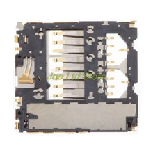 10PCS 100% Genuine Original for Samsung Galaxy S2 i9100 Memory SD Card Holder Slot S II Sim Card Reader Holder Free Shipping