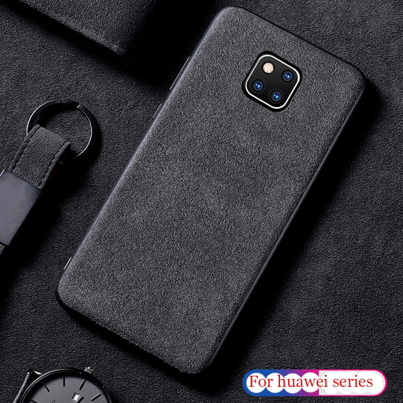 

Italy Racing Car inner Suede Fur Phone Case For Huawei p9 p10 p20 mate 9 10 20 pro honer 8 9 lite leather Cover Marvel Funda