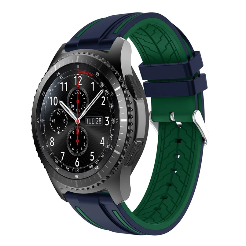 

New Arrive Fashion Bands Strap Fashion Sports Silicone Bracelet Strap Band For Samsung Gear S3 Frontier