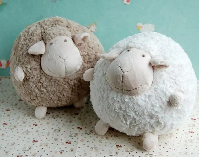 fat sheep stuffed animal