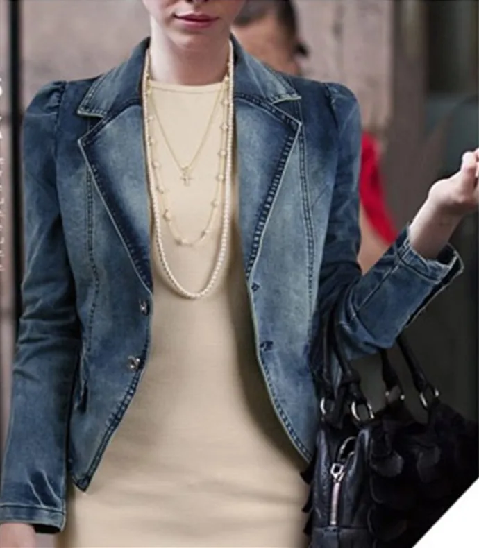 الربيع الخريف النساء أبلى جان سترة المرأة أزياء فضفاضة عارضة خياطة مقنعين الجينز معطف لطيف الحلو قصيرة الدنيم قمم الربيع الخريف النساء أبلى جان سترة المرأة أزياء فضفاضة عارضة خياطة مقنعين الجينز معطف لطيف الحلو قصيرة الدنيم قمم