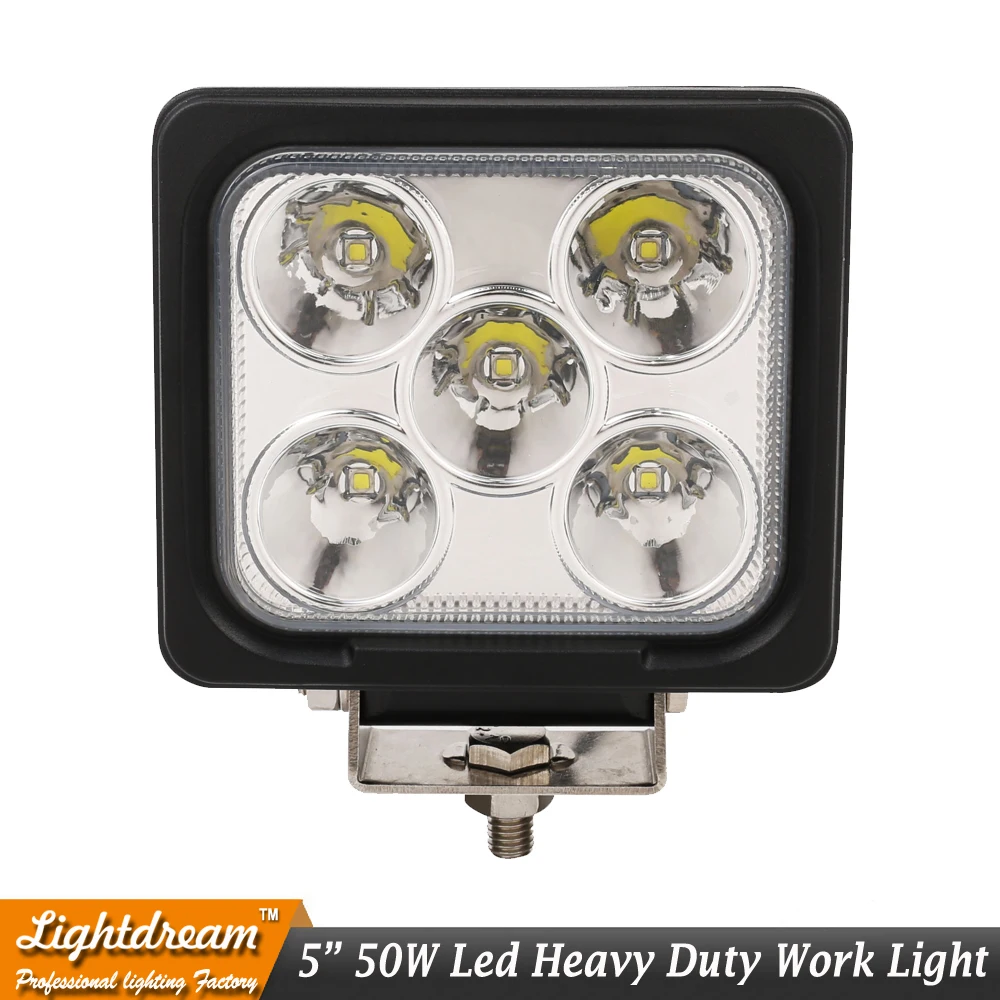 5 дюймов 50W 12V светодиодный вождения светильник для внедорожника осязательный