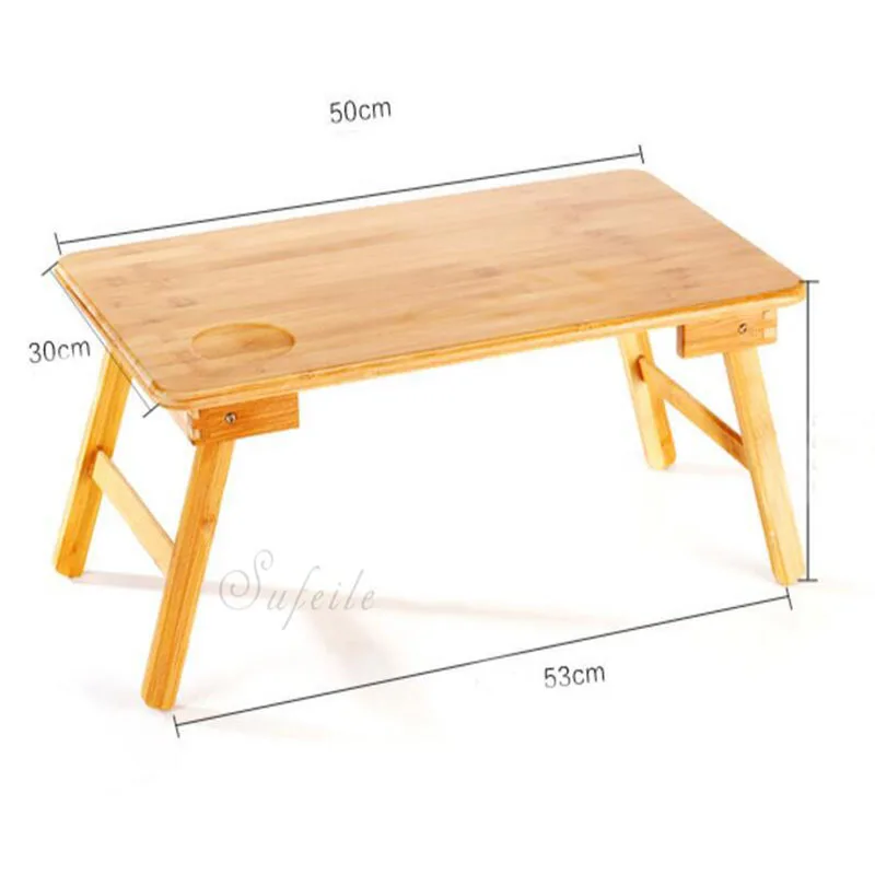 أزياء المحمولة للطي الخشب طاولة كمبيوتر محمول أريكة سرير مكتب حامل حاسب آلي يوضع على الطاولة مكتب S31D5