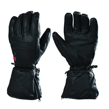 

SAVIOR electric hot leather gloves waterproof winter warm ski heating antifreeze touch screen outdoor sports leather gloves