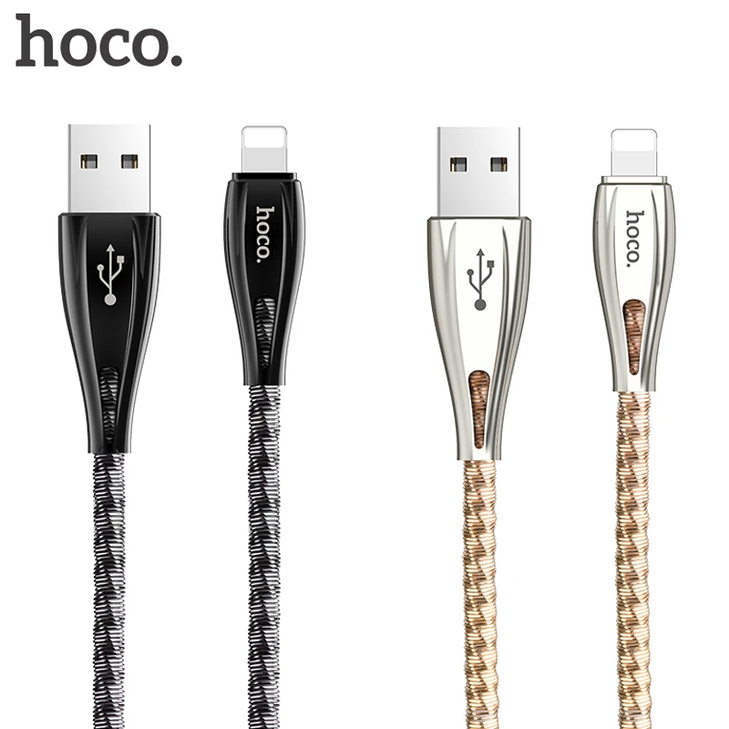 HOCO الفولاذ المقاوم للصدأ كابل يو اس بي ل فون XR Xs ماكس X 7 6 8 2.4A سريع شحن المصغّر usb نوع C المحمول الهاتف كابل بيانات الحبل HOCO الفولاذ المقاوم للصدأ كابل يو اس بي ل فون XR Xs ماكس X 7 6 8 2.4A سريع شحن المصغّر usb نوع C المحمول الهاتف كابل بيانات الحبل