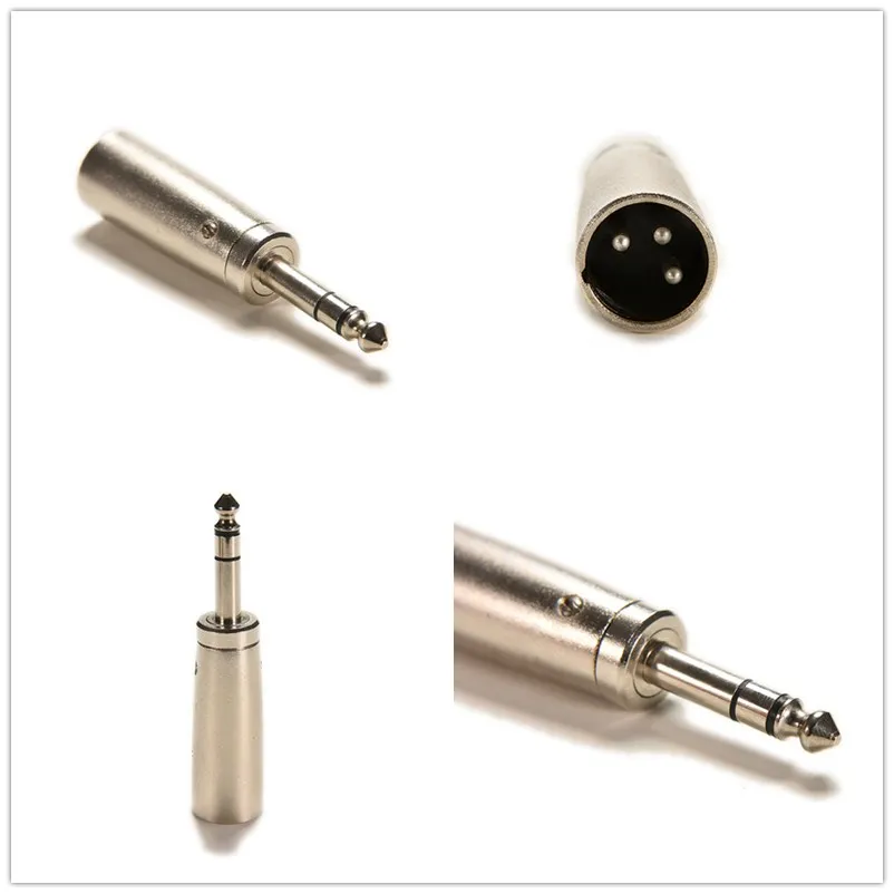 1 шт. 3Pin XLR штекер-штекер 1/4 &quot6 35 мм бинауральный аудиоразъем стерео микрофон