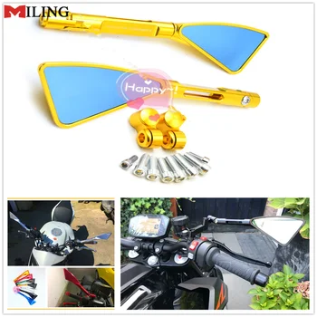 

2018 Scooter CNC side rear View alloy Offroad Motorcycle Rearview mirror for F4 1000 RR RC Rivale 800 TuRismo Veloce