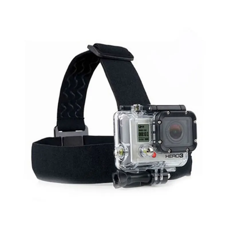 Elastic Adjustable Head Strap Mount with Anti slide Glue For Gopro Hero