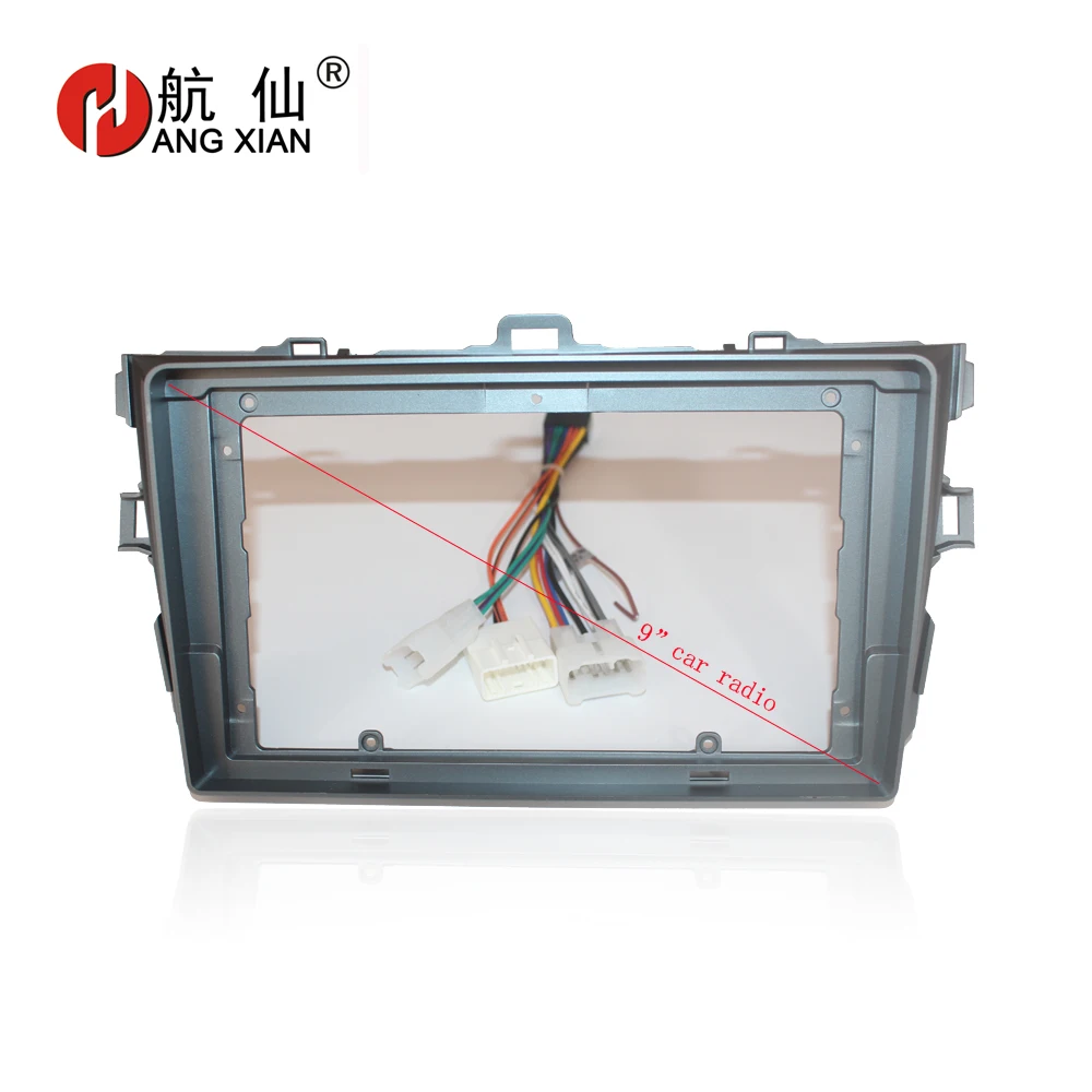 HANGXIAN 2Din Автомобильная Радио Рамка для TOYOTA COROLLA 2007-2013 Автомобильная DVD панель GPS Dash комплект монтажная рамка отделка рамка