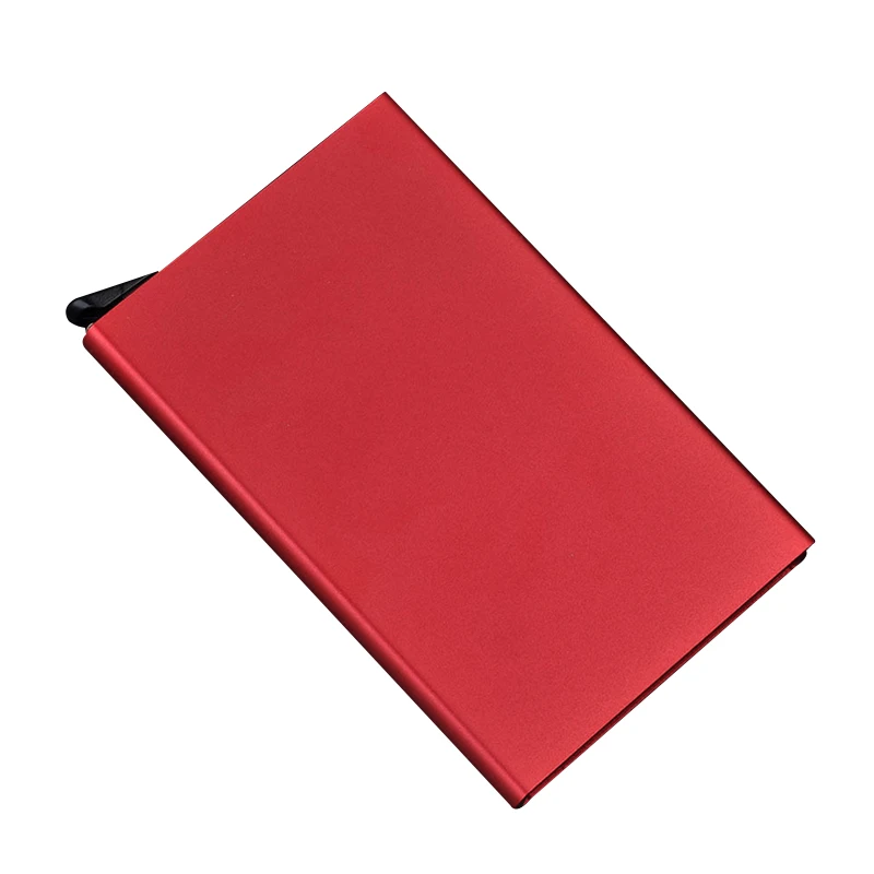 2018 Fashion Unisex Business Card Holder Stainless Steel Men Credit &amp ID Holders Solid Color Metal Case | Багаж и сумки