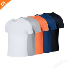 Xiaomi Mijia 5 цветов Мужская быстросохнущая Футболка легкая дышащая Удобная и прочная Тренировка Фитнес Лето Прохладный умный дом