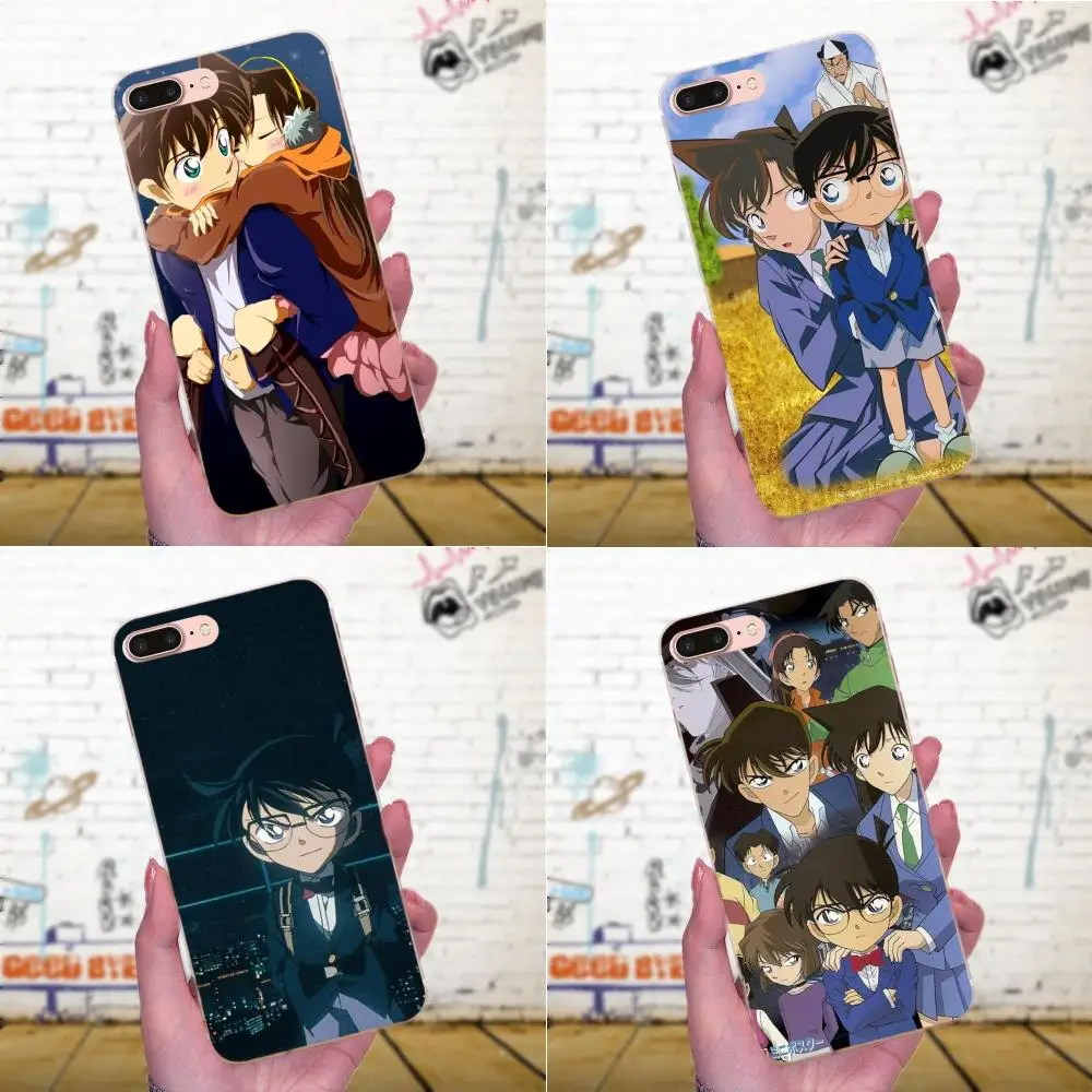 Для Apple iPhone X XS Max XR 4 4S 5 5C 5S SE 6 6S 7 8 Plus чехол Модный Аниме Detective Conan есть только одна