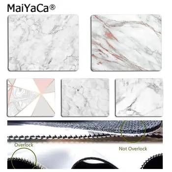 

MaiYaCa In Stocked Pink Gold White marble Comfort small Mouse Mat Gaming Mouse pad Simple Design Speed Game Mouse Pads