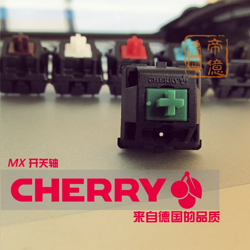 1 шт. оригинальная немецкая клавиатура cherry MX серый/зеленый/белый цвет|mx 2|mx 3mx |