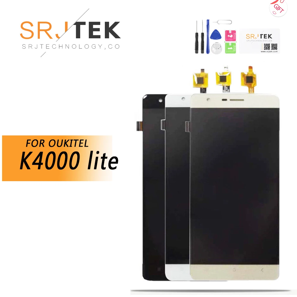 5 0 ''для OUKITEL K4000 Lite ЖК-дисплей + сенсорный экран ЖК-дигитайзер замена панели